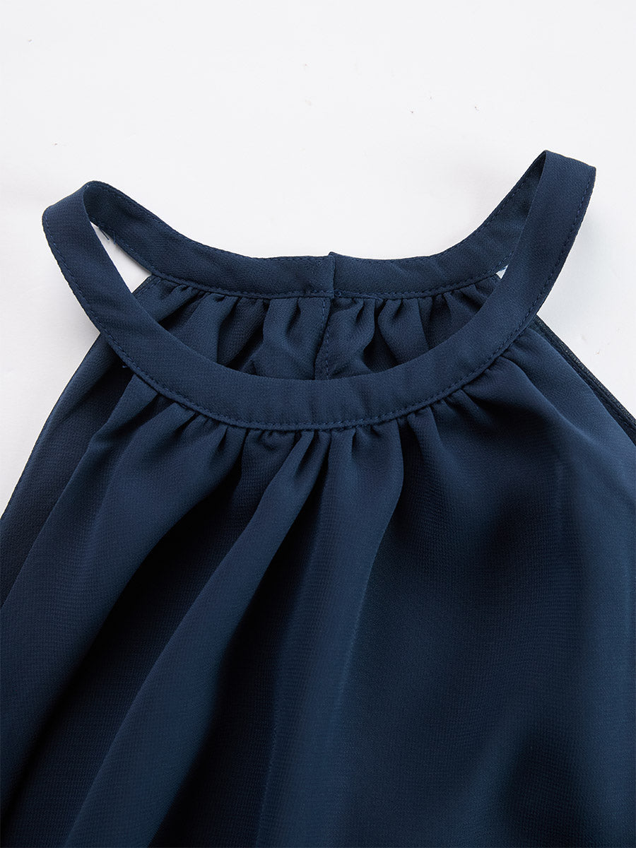 Cataleya - Conjunto de hombros descubiertos y pantalón fluido
