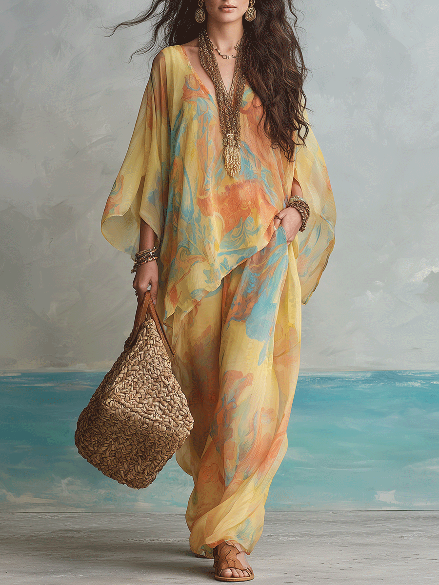 Naia - Conjunto boho de resort