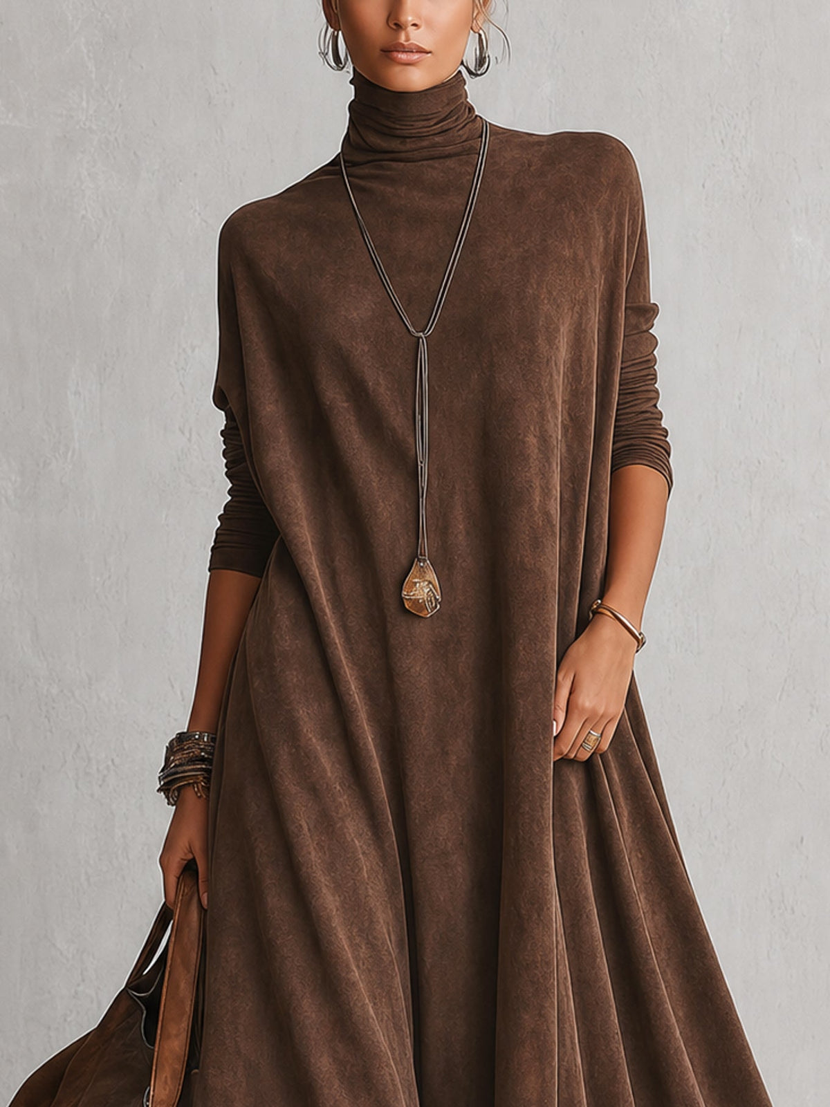 Evangeline - Vestido Maxi Vintage con Encaje