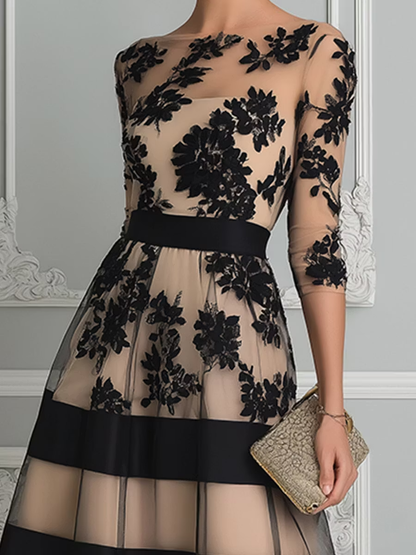 Ottilie - Vestido negro Étoile
