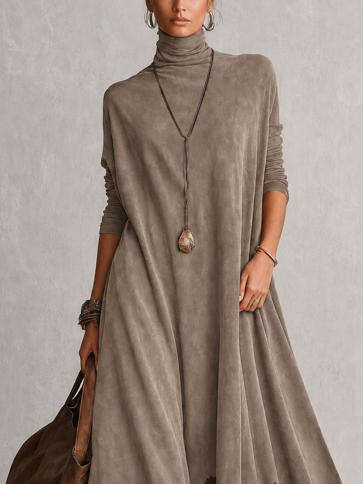 Evangeline - Vestido Maxi Vintage con Encaje