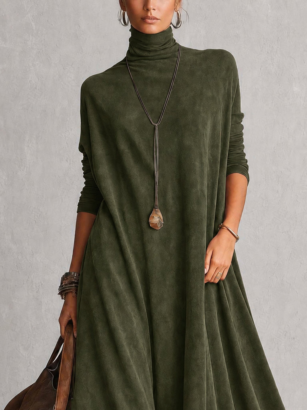 Evangeline - Vestido Maxi Vintage con Encaje