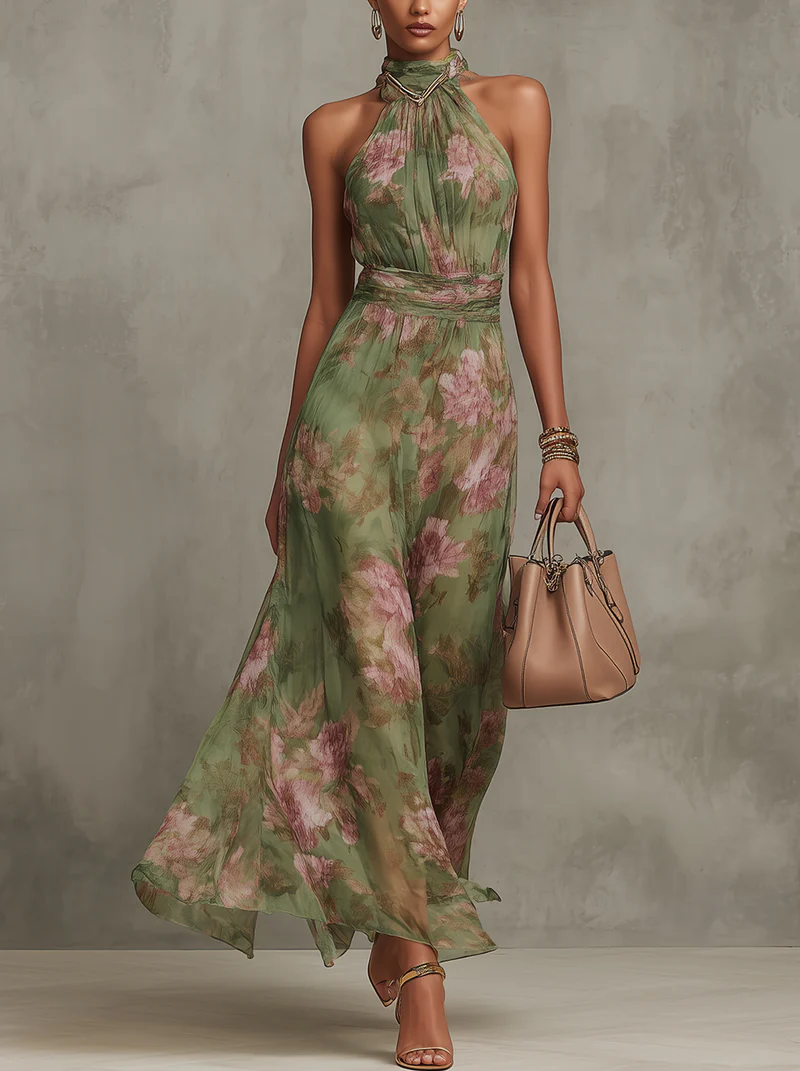 Aria - Vestido Maxi Botanico di Eleganza Natural