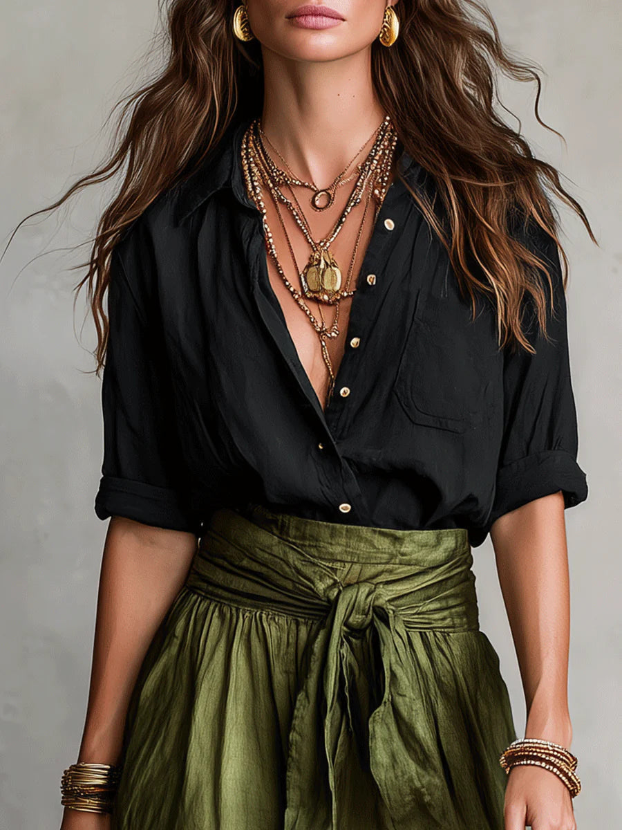 Alessia – Conjunto Noir oliva