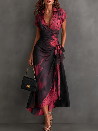 Clémence - Vestido Midi Cruzado